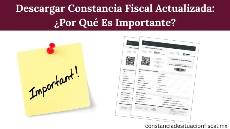 Motivos para Descargar un Certificado Fiscal actualizado