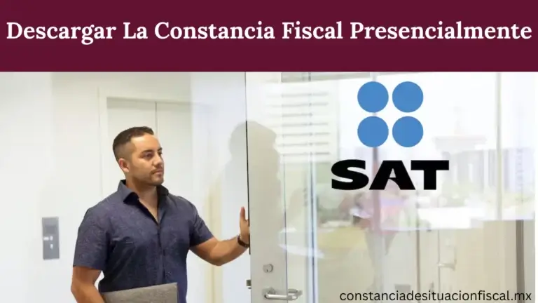  Descargar la Constancia De Situación Fiscal en persona