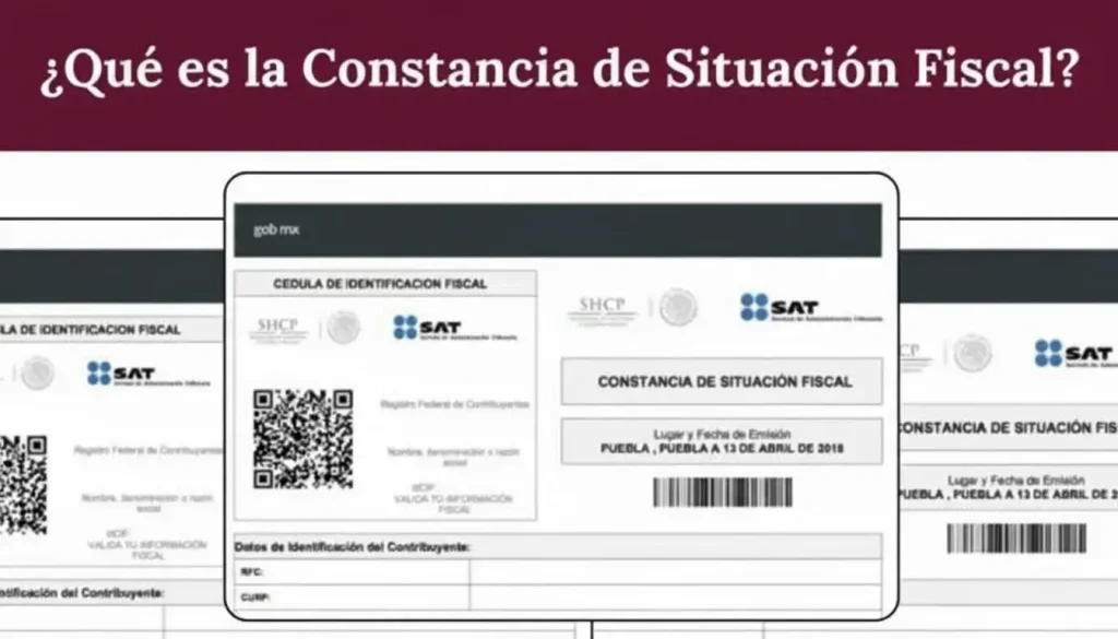 ¿Qué es un Constancia De Situación Fiscal